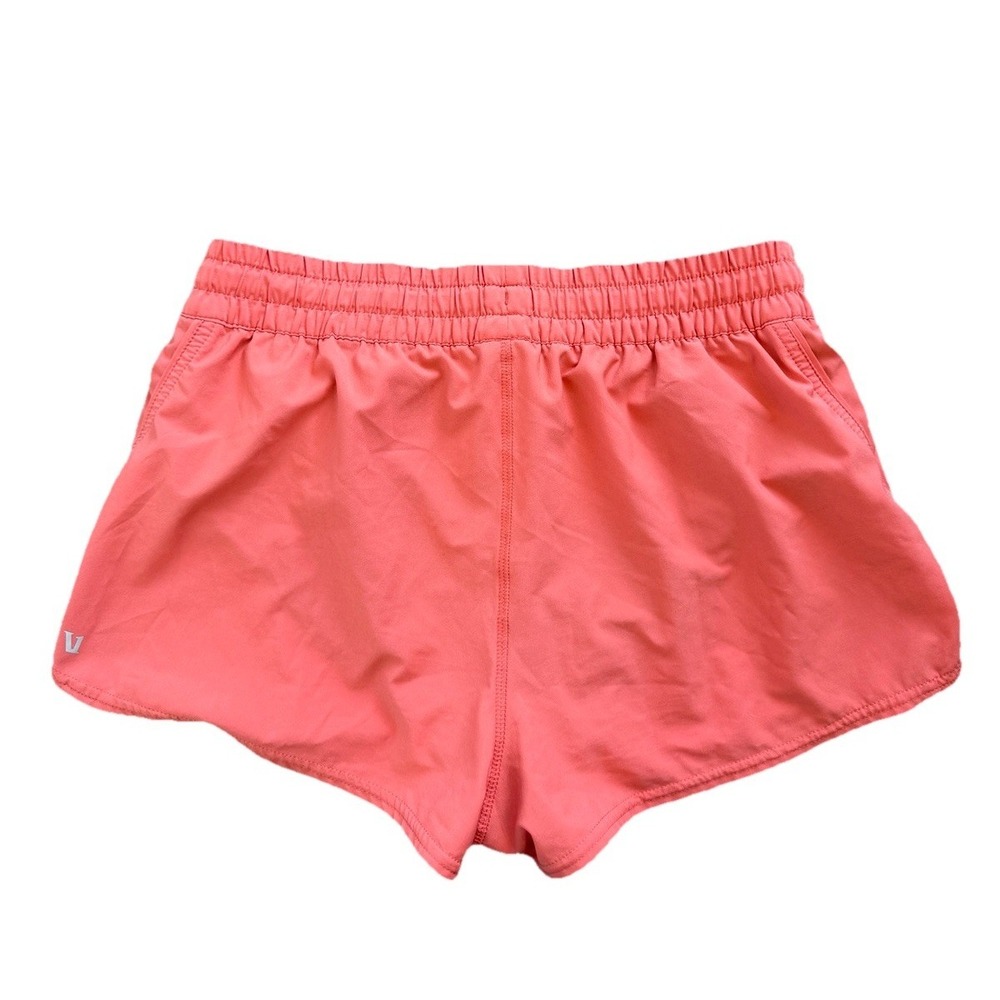 Vuori Womens Clementine Orange Grapefruit Running Workout Lined Shorts Sz M - Picture 5 of 6